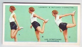 14 Leg Stretching Backwards